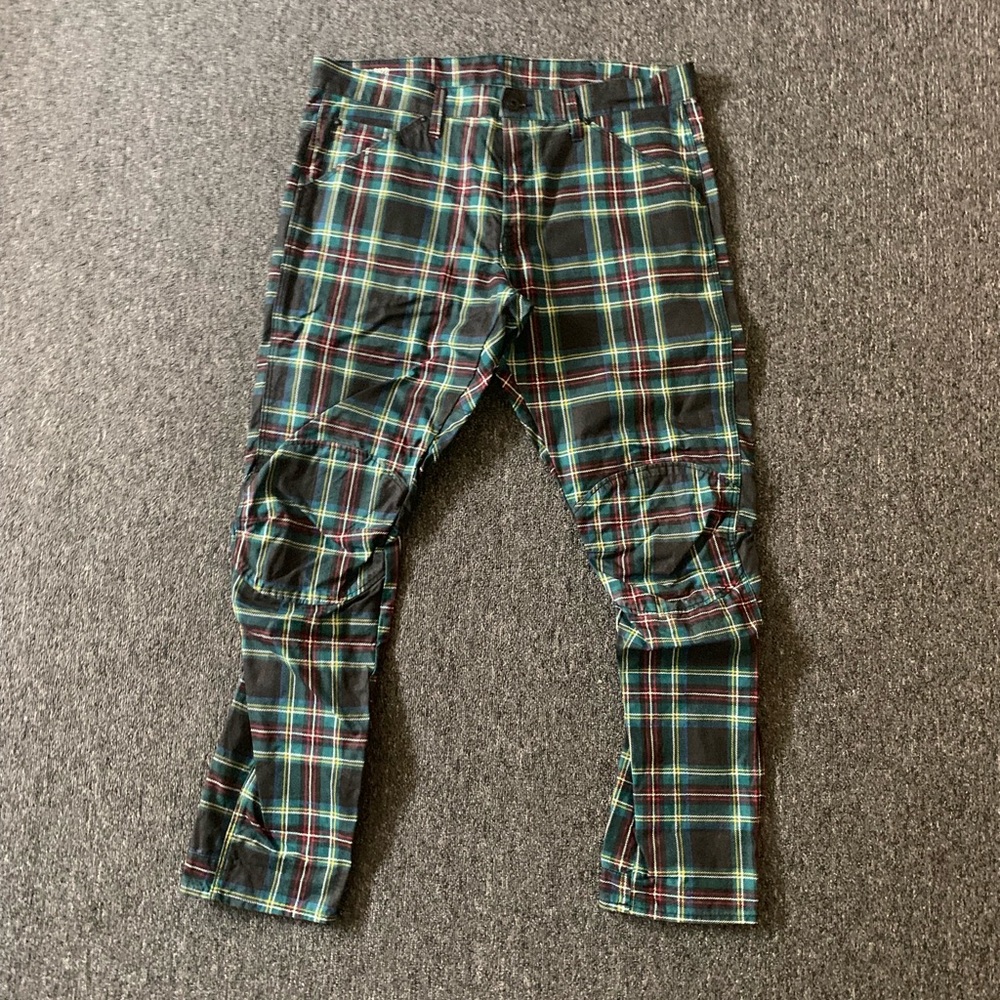 Pharrell x G Star Raw plaid pants